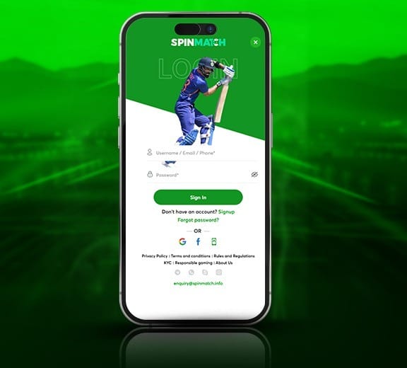 Spinmatch Sign up